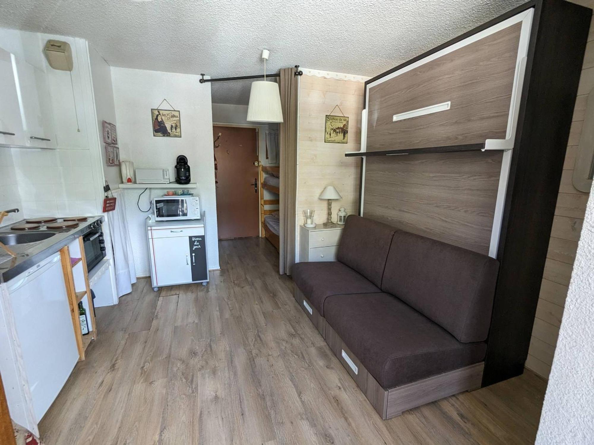 Studio Cabine Pour 3 Personnes Avec Balcon Ouest, Au Centre De Valloire, Proche Commerces Et Ski - Fr-1-263-461 Exterior foto